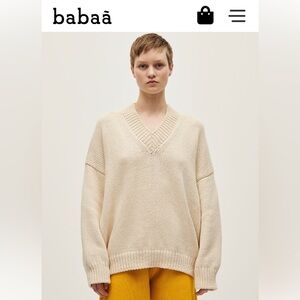 Babaa no64 sweater in natural